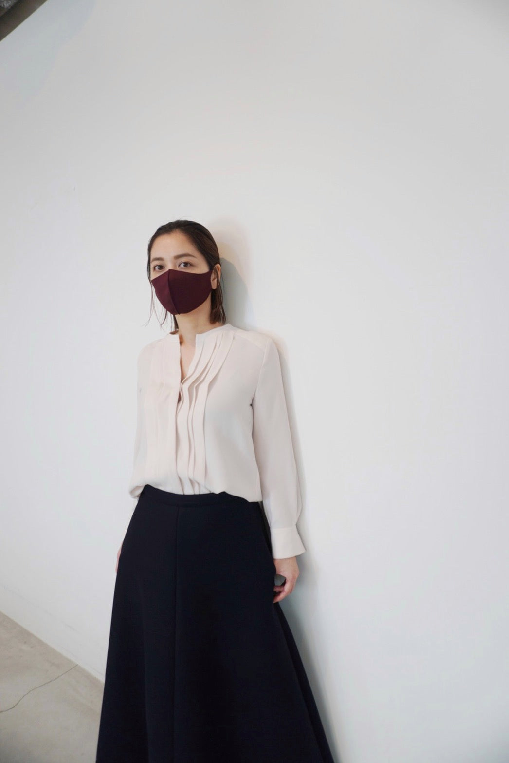 365 DAYS FASHION MASK (マナーマスク) ボルドー 3枚セット