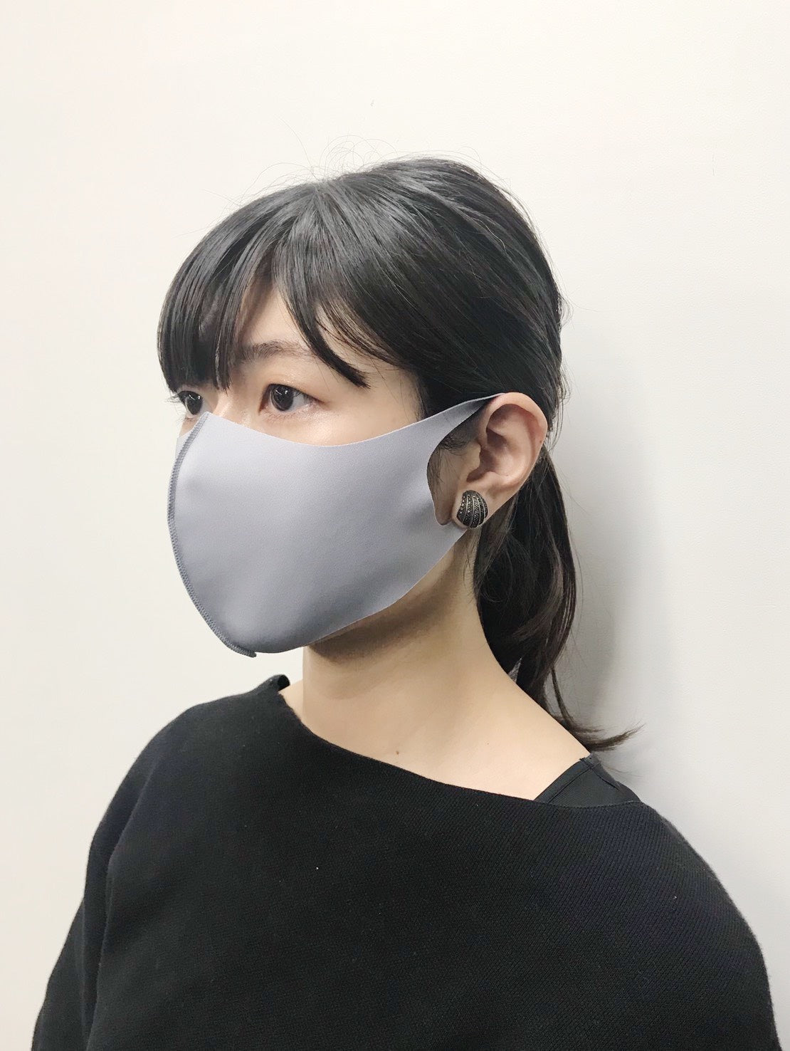 365 DAYS FASHION MASK (マナーマスク) グレー　３枚セット